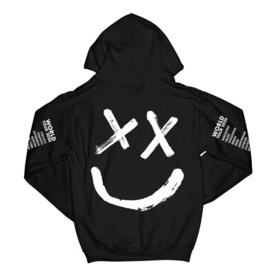 £48.53 • Buy Louis Tomlinson Original Reverse Smile Hoodie World Tour 2020 Limited Edition