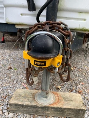 $53.99 • Buy Trailer Lock Coupler Tongue Set Keyed Alike Universal Hitch Ball Towing Travel