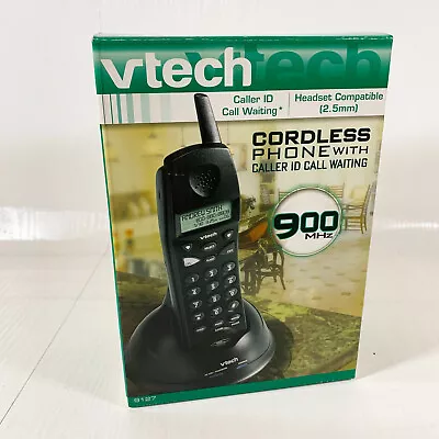 [NEW] VTech Cordless Phone W/ Caller ID #9127 Black 900 MHz Analog • $49.95