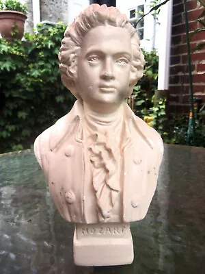 Fine Old Hand Made Plaster Bust Of Mozart • $26.50