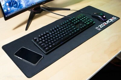 $29.90 • Buy Large Gaming Mouse Pad - Black Colour - Extra Large Mousepad For Gaming 80x30 Cm