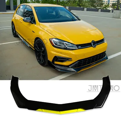 Front Bumper Lip Splitter Spoiler Body Kit For VW Golf GTI MK7.5 MK7 MK6 MK5 MK4 • $79.09