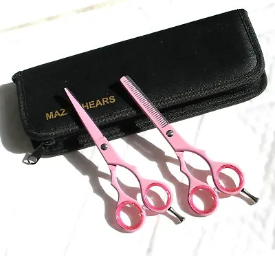 Professional Hairdressing Barber Salon Cutting Shears Thinning Scissors Set 5.5  • £9.93