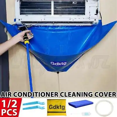 $34.90 • Buy Waterproof Wash Cover Air Conditioner Cleaning Bags Wall Mounted Protectors Kits