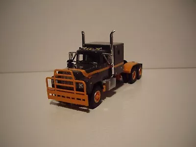 First Gear Dcp 1/64 Gray And Orange Mack R-model Tractor With Sleeper • $59.99