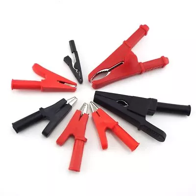 $1.59 • Buy Insulated Crocodile Clip Probe Pen Test Alligator Multimeter Car Battery Clamp