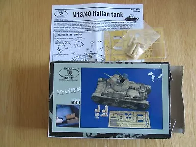 Royal Model 199 Italian Tank M13/40 Detail Set In 1:35 Scale. • £9.99