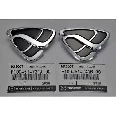 MAZDA RX-7 FD3S Efini Badge Emblem Front Rear Pairs Set Black OEM New Genuine • $103.45