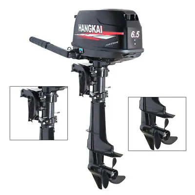 Outboard Motor 2/4-Stroke 3.5-7HP Marine Boat Engine Air/Water Cooled CE HANGKAI • $229