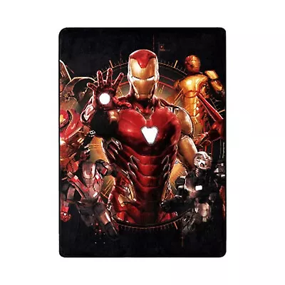 Avengers Iron Man Blanket Stare 46  X 60''  Warm Super Soft Silk Throw  • $34.13