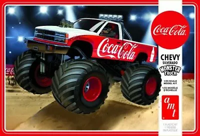 AMT 1988 Chevy Silverado Monster Truck (Coca-Cola) 1/25th 1184 Plastic Model Kit • $31.99