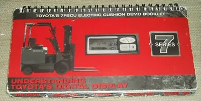 $19.99 • Buy Toyota 7fbcu Forklift Digital Display Operation Guide Manual Book