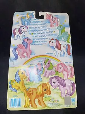 Vintage 1983 Hasbro My Little Pony MLP G1 Pegasus FIREFLY Backer Card • $19.87