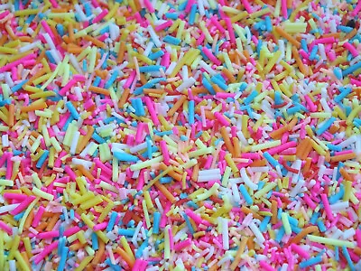 £3.99 • Buy 20g Bag FAKE Polymer Clay Ice Cream Sprinkles 100's & 1000's Topping Craft DIY