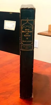 1957  Book Of Mont-Saint-Michel And Charters 1 Heritage Club By   Henry Adams • $7.99