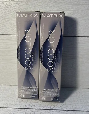 Lot Of 2 Matrix SOCOLOR Extra Coverage Permanent HairColor Cream 3oz 506W Warm • $24