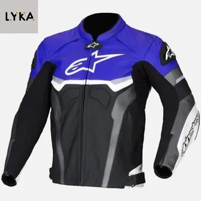 Alpinestars Motorbike Racing MotoGP Motorbike Racing Leather Jacket With Armor • $209
