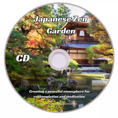 Japanese Zen Garden Music A Serene Meditative Garden Therapy For Soul Healing CD • £3.99