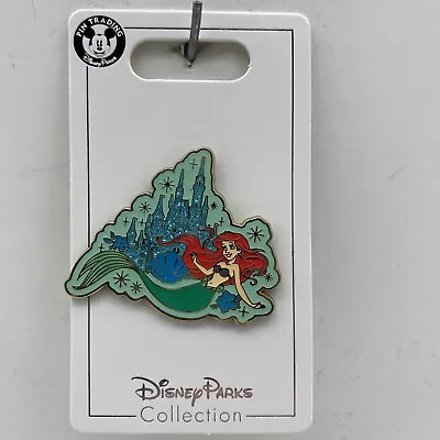 Disney Parks Pin The Little Mermaid Princess Ariel Sparkle Glitter Castle  • $14.95