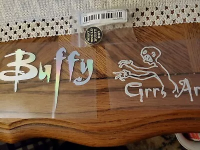 Buffy The Vampire Slayer Lot 2 Stickers And Pin • $20