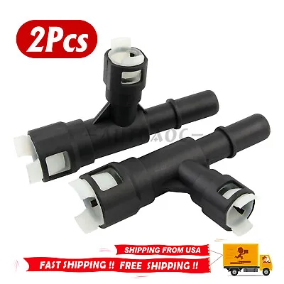 2 Pcs Heater Hose T Connector For Chevrolet Tahoe Cadillac Escalade GMC Sierra • $8.75