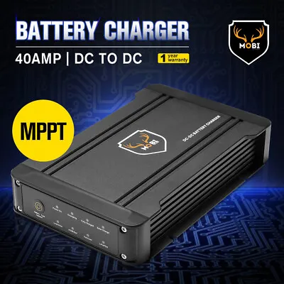 MOBI 12V 40A DC To DC Battery Charger MPPT Dual Battery System Solar Lithium • $189.95