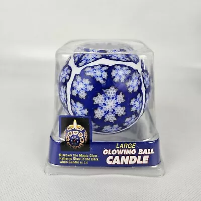 New In Box Vintage 90's Magic Glow Candle Psychedelic Hippie Snow Flake Candle • $14.95