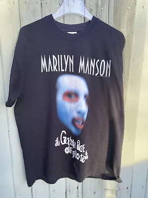 Vintage Marilyn Manson Bondage Goth T Shirt • £5