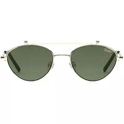 Quay X Elle Sunglasses In Gold Green- N/A -Gold • $45