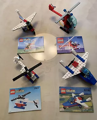 4 Lego Kits 1959 ULTRA LIGHT 6531 FLAME CHASER 1607 HELI POLYBAG 6536 AERO HAWK • $29.99