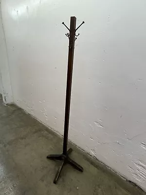 Vintage Wood Coat Tree Hat Rack • $199.99