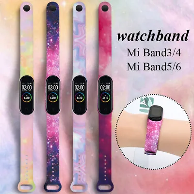 Breathable Strap Wrist Bracelet For Xiaomi Mi Band 3/4NFC 5/6NFC Smart Watch TPU • $3.92