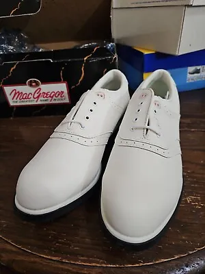 Vintage MacGregor Men's Classic Saddle Golf Shoes Size 8 NWT • $39.99