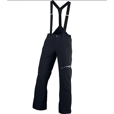 Spyder Insulated Ski Pants Black Removable Suspenders Breathable Mens Lg • $125