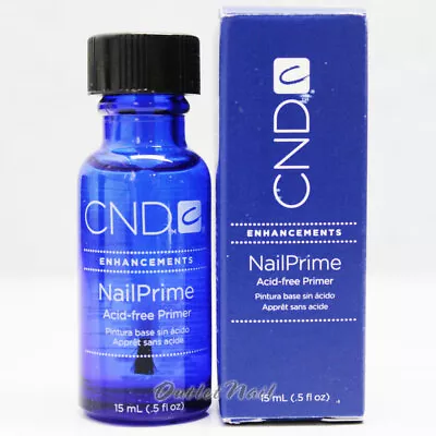 CND Nail Prime Acid-free Primer NailPrime 0.5 Fl Oz #07010 • $11.39