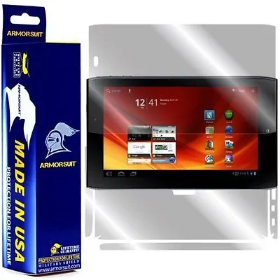 $18.07 • Buy ArmorSuit MilitaryShield Acer Iconia Tab A100 Screen Protector + Full Body Skin
