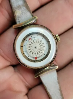 Vintage 1970's Lady's Ernest Borel Cocktail 17J Kaleidoscope Swiss Watch Working • $109.99
