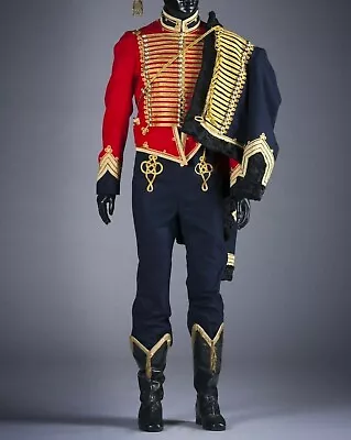 New Napoleonic Hussar Uniform Military Style Tunic Men's Britsh Uniform Jacket • £326