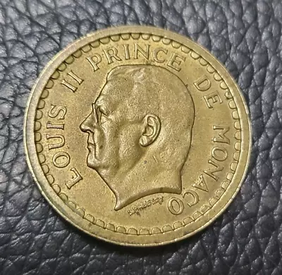 1943  Monaco 1 Franc Coin • $4.99