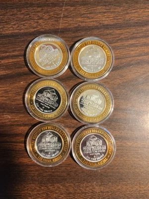 $18.95 • Buy Limited Edition Ten Dollar $10 Westward Ho Gaming Token .999 Fine Silver New