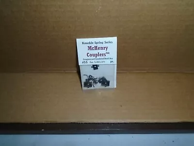 Mchenry Couplers #55 Knuckle Spring Series Couplers & Insulated Draft Box Ho • $10