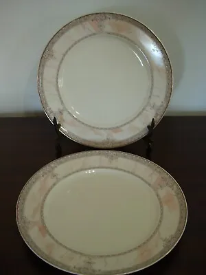 2 Mikasa Large Venetian Marble 10 3/4  Dinner Plates Very Good Condition • $27.99