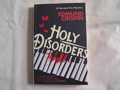 Edmund Crispin HOLY DISORDERS Paperback 2015 COLLINS - Gervase Fen Mystery • £2.99