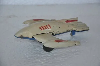 Vintage Fine Litho Airplane Friction Tin Toy  Collectible • $115.72