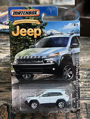 Matchbox 100 Anniversary Series 2014 JEEP CHEROKEE TRAILHAWK White 1/64 Diecast • $11.99