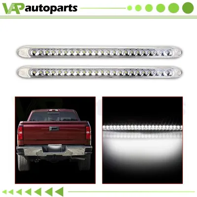 2PCS Of White Side Marker Lights For Pickup Truck Trailer Boat Lorry Van Caravan • $20.20