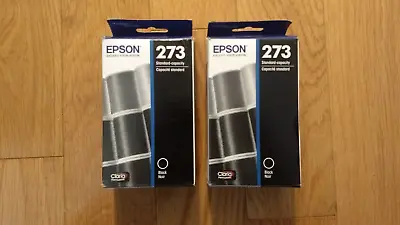 2023 Genuine Set 2 Epson 273 Black Ink Expression Premium Xp-600 Xp-800 T2721 Ne • $9