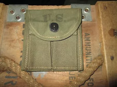 Wwii Ww2 Original M1 Carbine Butt Stock Belt Pouch Us Army 1943 • $29.96