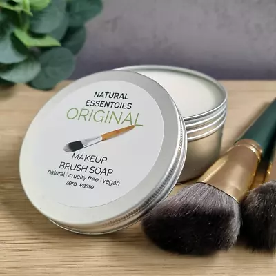 Natural Essentoils Original Brush Soap - Natural Vegan Make Up Brush Cleaner • £10.99