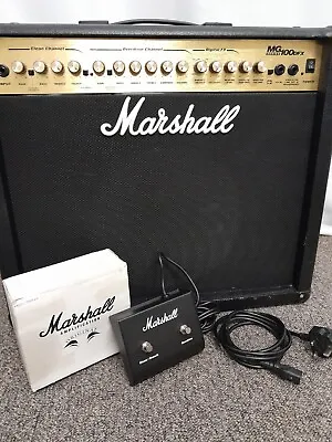 £75 • Buy Marshall MG100DFX Amplifier + Footswitch